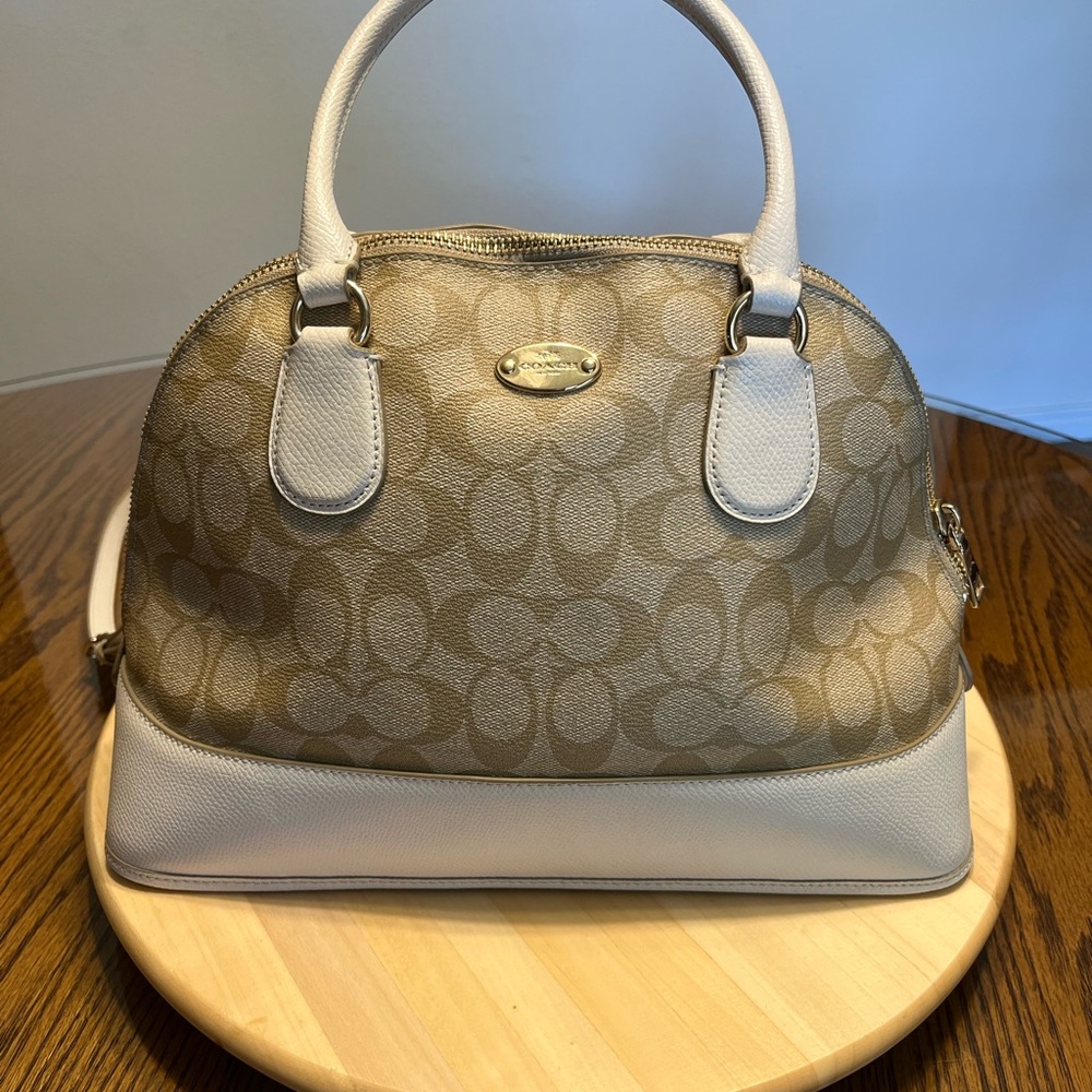 Coach Beige and Cream Women's Bag
